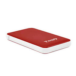 Boîtier Externe TooQ TQE-2528R 2,5" SATA USB 3.1 Rouge