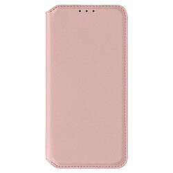 Avizar Étui pour Huawei Y5 2018 Porte-carte Support Vidéo Clapet Magnétique Rose