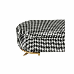 Acheter Paris Prix Banc Design Velours Athea - Noir & Blanc