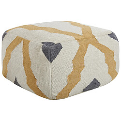 Beliani Pouf ZEUGMA Beige