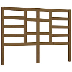 vidaXL Tête de lit Marron miel 156x4x104 cm Bois massif de pin