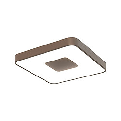 Inspired Plafonnier Carré 80W LED Avec Télécommande 2700K-5000K, 3900lm, Or, 3 ans de Garantie