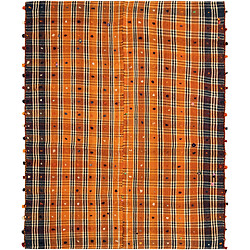 Vidal Tapis de laine 197x163 orange Jajim