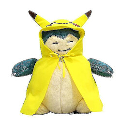 Universal Adorable peluche Picachu avec poncho et cadeau enfant jaune