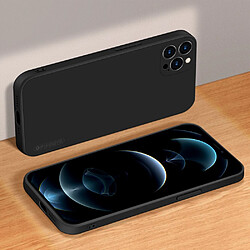 Coque en silicone souple noir pour votre Apple iPhone 12 Pro