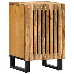 vidaXL Armoire de salle de bain 38x34x58 cm bois manguier massif brut