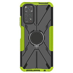 Coque en TPU anti-chute avec béquille pour votre Xiaomi Redmi Note 11 4G (Qualcomm)/Note 11S 4G - vert