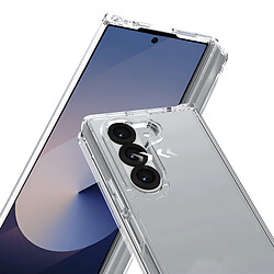 Avizar Coque pour Galaxy Z Fold 6 Dos Rigide Contour Silicone Fine Légère Transparent pas cher