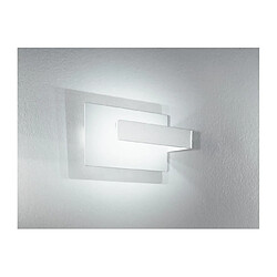 Fan Europe Applique LED intégré Lambda 1 ampoule Aluminium blanc