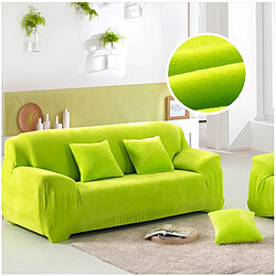 Wewoo Housse de canapé Les couvertures élastiques de sofa de divan épais de couverture de de tissu de ne comprennent pas la taie d'oreillerspécification 1 siège 90-140cm vert