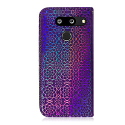 Avis Wewoo Housse Coque Pour LG G8 ThinQ Couleur unie Coloré Boucle Magnétique Horizontale Étui en cuir PU avec support et emplacements cartes et portefeuille et lanière Violet