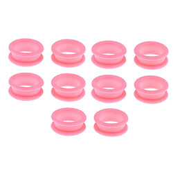 10x Barber Ciseaux De Coiffure Ciseaux Doigt Anneau Grips Inserts Rose