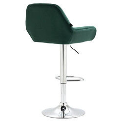 Acheter Non Tabouret de bar Braga velours chrome