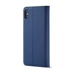 Acheter Wewoo Housse Coque Pour iPhone XR LC.IMEEKE LC-002 Series Skin Hand Feeling PU + TPU en cuir à rabat horizontal avec support et fente carte et portefeuille bleu