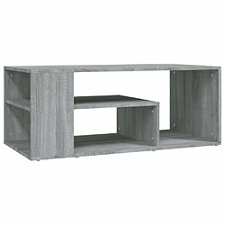 Maison Chic Table basse,Table Console Table d'appoint, Table pour salon Sonoma gris 100x50x40 cm Bois d'ingénierie -MN63162