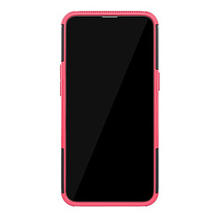 Avis Wewoo Coque Pour OPPO Realme 3 Texture de pneu TPU antichoc + PC Housse de protection avec support rose