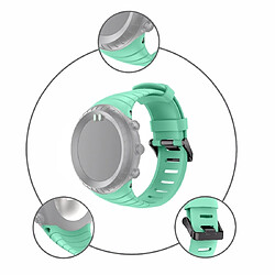 Wewoo Bracelet pour montre connectée Smartwatch avec en silicone Suunto Core vert menthe pas cher