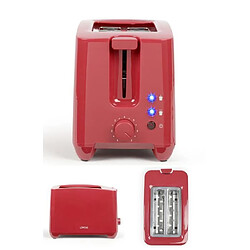 Livoo Cafetière électrique Machine à café 1L25 ROUGE 800W + Grille-pain 750W INOX 2 fentes + Bouilloire électrique ROUGE 1.7L 2200W