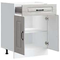 Acheter vidaXL Armoire de cuisine Kalmar sonoma gris bois d'ingénierie