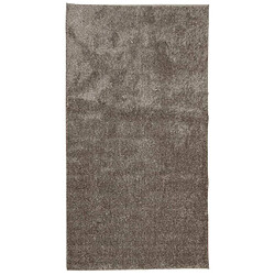 vidaXL Tapis ISTAN à poils longs aspect brillant gris 80x150 cm