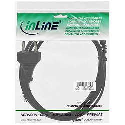 Avis Câble d'alimentation InLine® Type C Euro à EURO 8 mâle 1 m