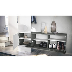 Avis Mpc Vestiaire Gris Et Mûre Laqué (lxhxp) : 156,5 X 193 X 35