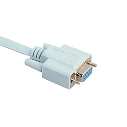 Acheter 1.5m/5ft DB9 À RJ45 Câble de Console Mâle À Femêlle Renversement Cordon Rollover