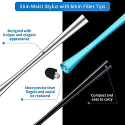 Avis Pièces Stylet Taille Mince avec Pointes en Fibre de 8 mm Stylets Stylet Capacitif pour Appareils à Écrans Tactiles Compatible avec iPhone, iPad, Tablette (8 Couleurs)