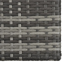 Maison Chic Salon de jardin 5 pcs + coussins - Mobilier/Meubles de jardin - Table et chaises d'extérieur Résine tressée Gris -MN21493 pas cher