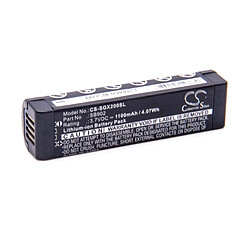 vhbw Batterie compatible avec Shure GLX-D2/B58, GLX-D2/B87 système de radio numérique, émetteur de poche numérique (1100mAh, 3,7V, Li-ion)