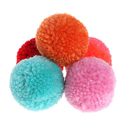 Avis 5PCS Colorful Fluffy Balls for Cat Chew Ball Toys for Cat Dog Interactive Balls