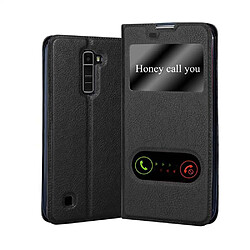 Cadorabo Coque LG K10 2016 Etui en Noir