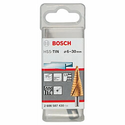 Bosch 2608587430 Fraise étagée queue 3 pans Longueur 93,5 mm Exécution HSS-TIN