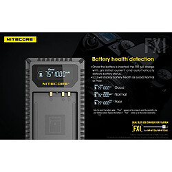 Acheter Nitecore Chargeur de Batterie USB avec écran LCD Fuji W126/s