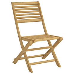 Avis vidaXL Chaises pliables de jardin lot de 6 bois massif d'acacia