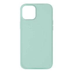 Avizar Coque iPhone 13 Mini Silicone Semi-rigide Finition Soft-touch vert opaline