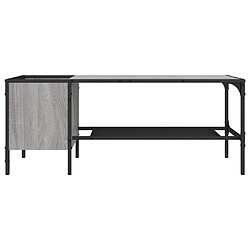 Acheter Maison Chic Table basse pour salon | Table à café avec support sonoma gris 100x51x40 cm -GKD53362