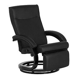 Beliani Fauteuil Cuir PU Noir MIGHT