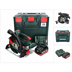 Metabo KS 18 LTX 57 Scie circulaire à main sans fil 165 mm 18V + 1x Batterie 8 Ah + Chargeur + Coffret metaBOX