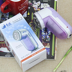 Wewoo AC 100-240V rechargeable enlever le dissolvant de charpie de tissu de peluches violet pas cher