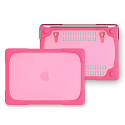 Wewoo Housse Coque Mac Pour MacBook Pro 13,3 pouces avec barre tactile A2159 / A1989 TPU + PC de protection ordinateur portable bicolore Rose rouge