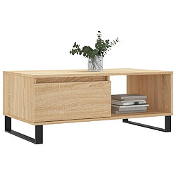 Avis Maison Chic Table basse,Table Console Table d'appoint, Table pour salon Chêne sonoma 90x50x36,5 cm Bois d'ingénierie -MN38414