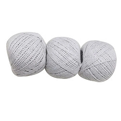 Avis 3 Rouleaux Cordon en Coton Biodégradable Couleur Blanche pour Projets Décoratifs Travaux Manuels Mariage Fête Femme