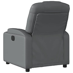 Acheter vidaXL Fauteuil inclinable Gris Similicuir