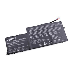 vhbw batterie compatible avec Acer Aspire E3-112-C6ME, E3-112-C6RK, E3-112-C70G, E3-112-C78P laptop (2640mAh, 11,4V, Li-Polymère, noir) 