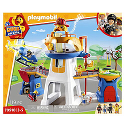 Acheter Playmobil® Playmobil 70910 Figurine Canard Intrépide Duck on Call et ses Amis dans le Quartier Général Multicolore