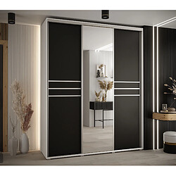 Abiks Meble Armoire Davos 11 À Portes Coulissantes 235,2/190/45 3 Portes