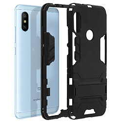 Acheter Avizar Coque Xiaomi Mi A2 Lite Anti-choc Bumper Silicone Armature Polycarbonate Noir