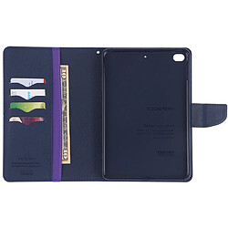 Acheter Wewoo Housse Étui Coque en cuir à rabat horizontal FANCY DIARY pour iPad Mini 2019avec porte-cartes et porte-cartesavec porte-monnaie violet