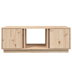 Maison Chic Table basse,Table Console Table d'appoint, Table pour salon 110x50x40 cm Bois massif de pin -MN41277 pas cher